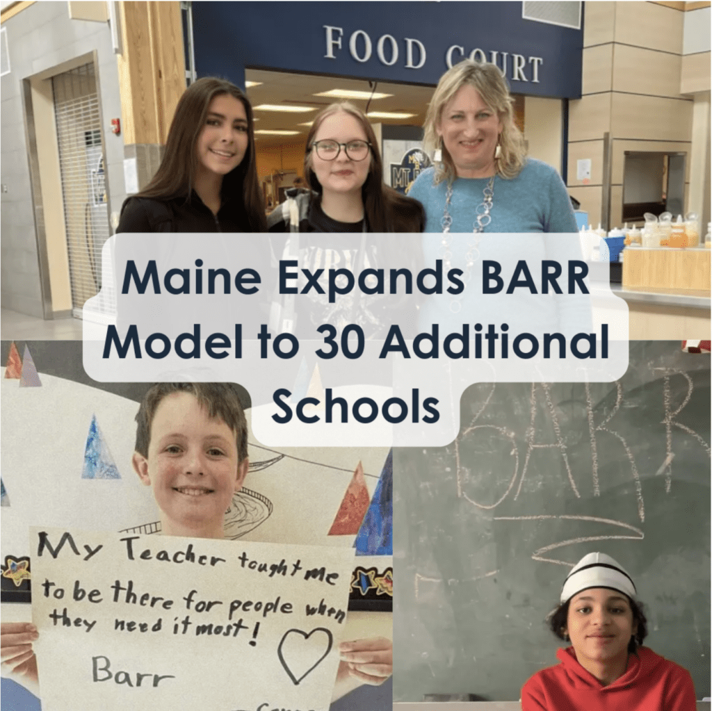 Maine students participating in the BARR program